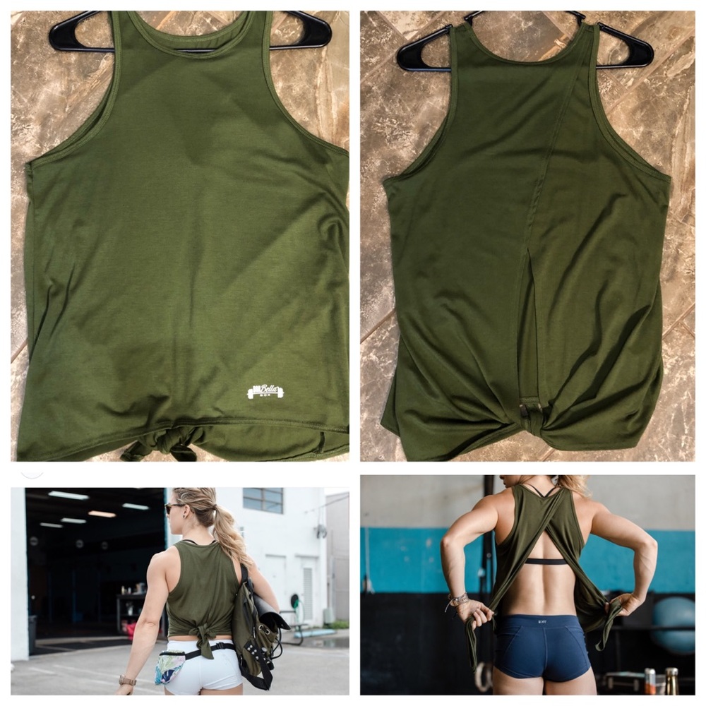 Barbella Box tie back tank